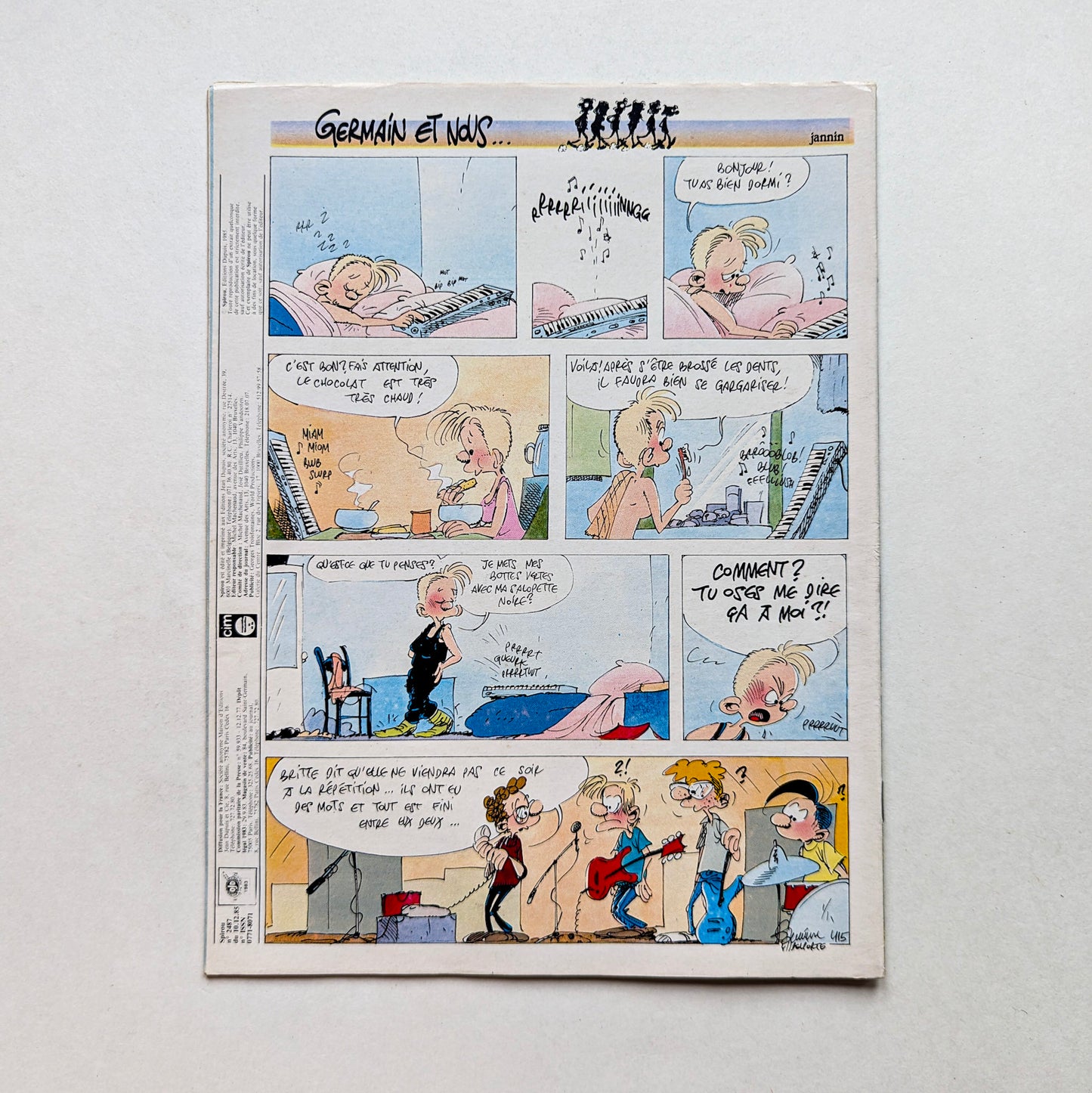 Spirou No. 2487 (Dec. 1985)