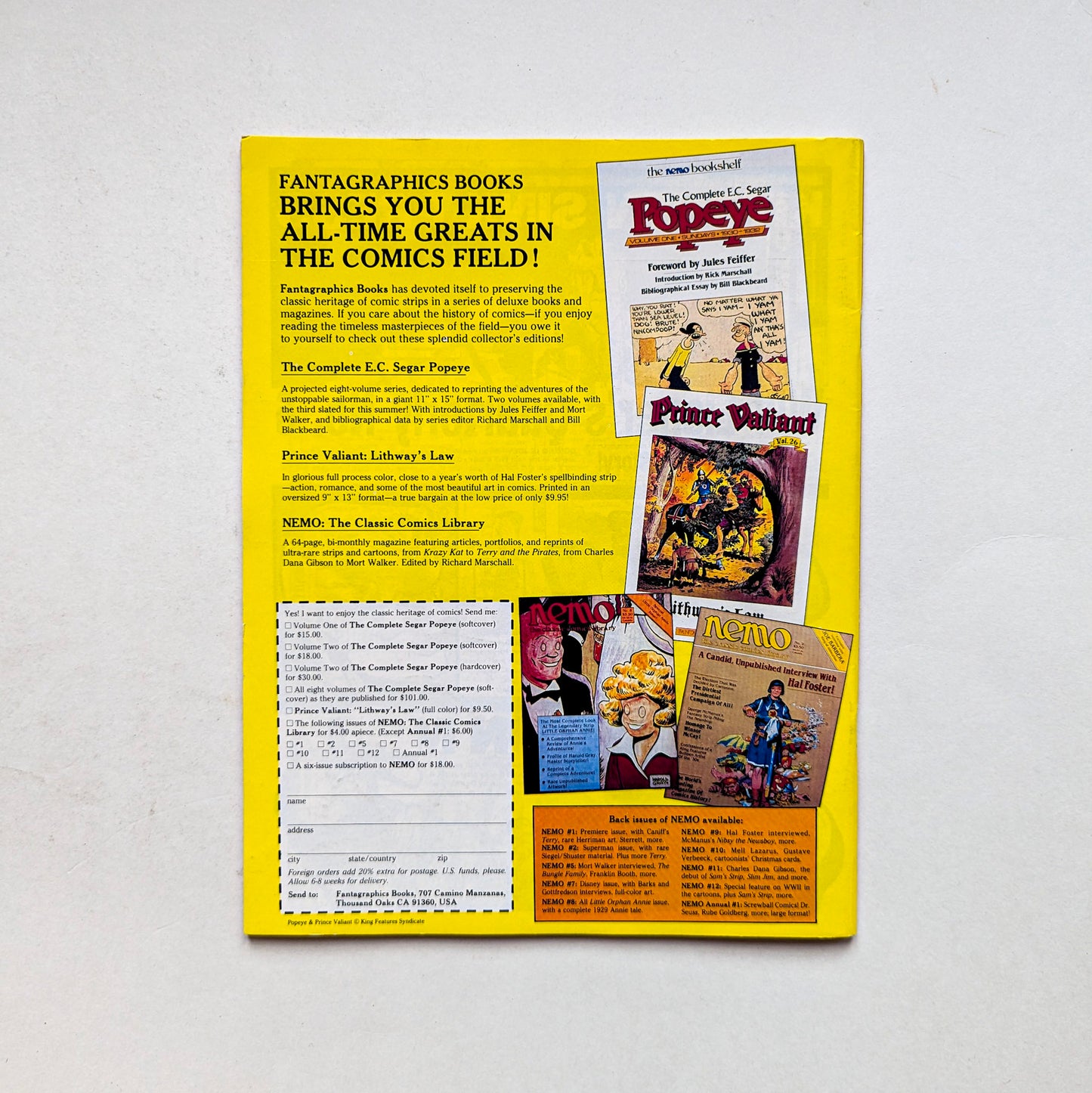 Nemo No. 13 (July 1985)