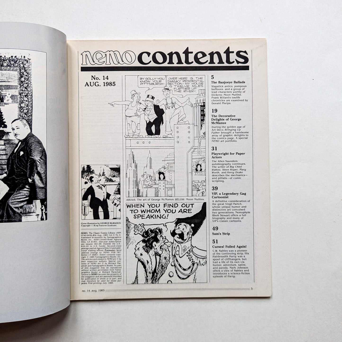 Nemo No. 14 (Aug. 1985)