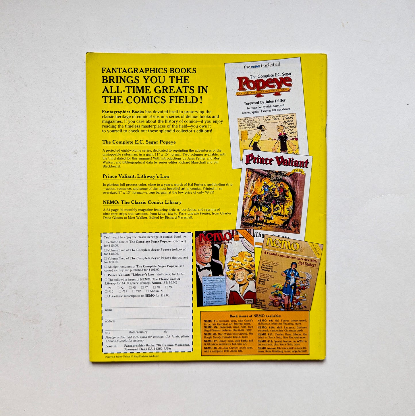 Nemo No. 11 (May 1985)