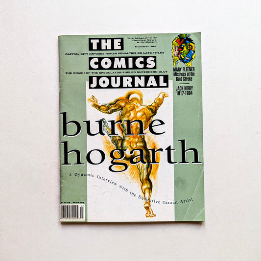 The Comics Journal No. 166 (Feb. 1994) - Burne Hogarth