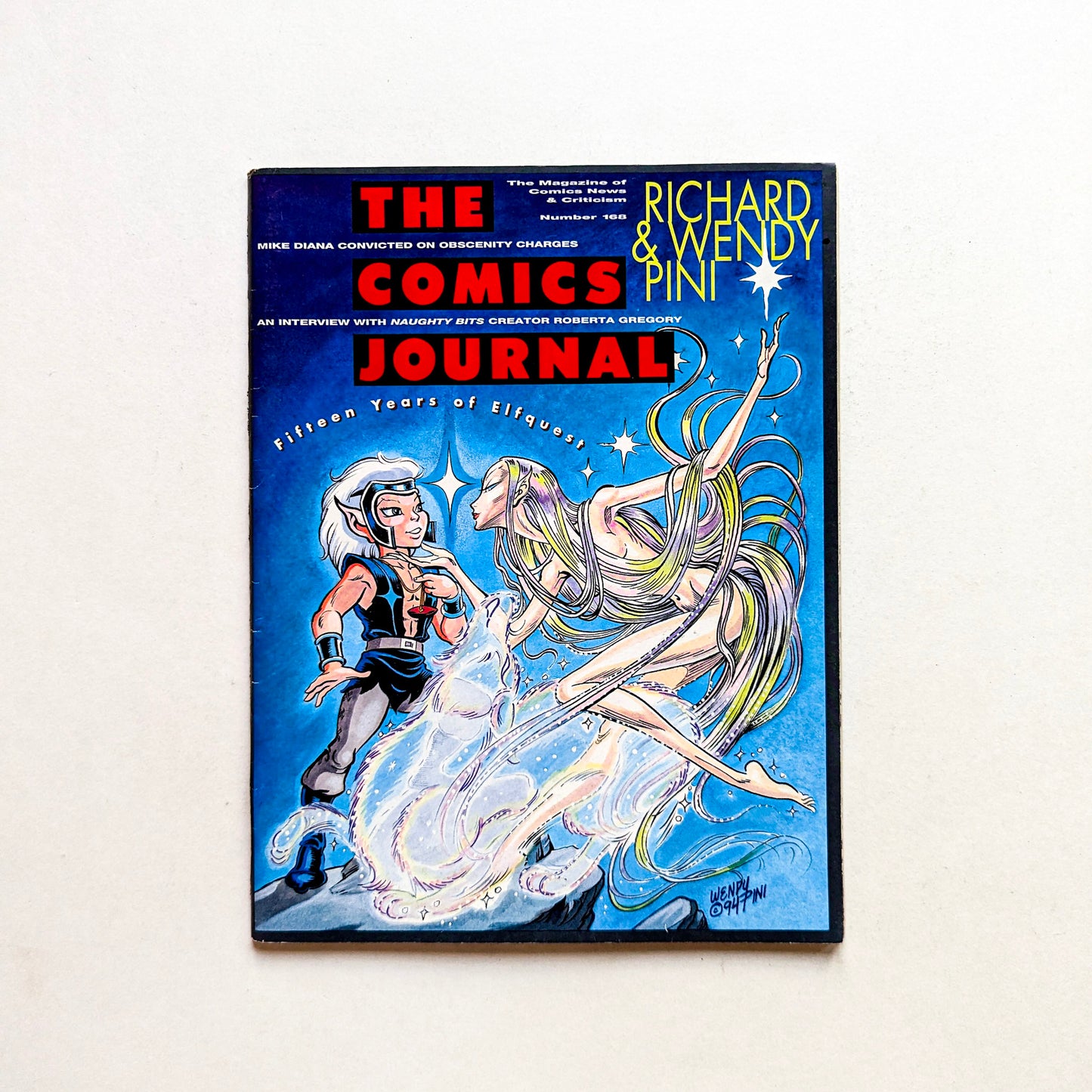 The Comics Journal No. 168 (May 1994) - Roberta Gregory and Elfquest