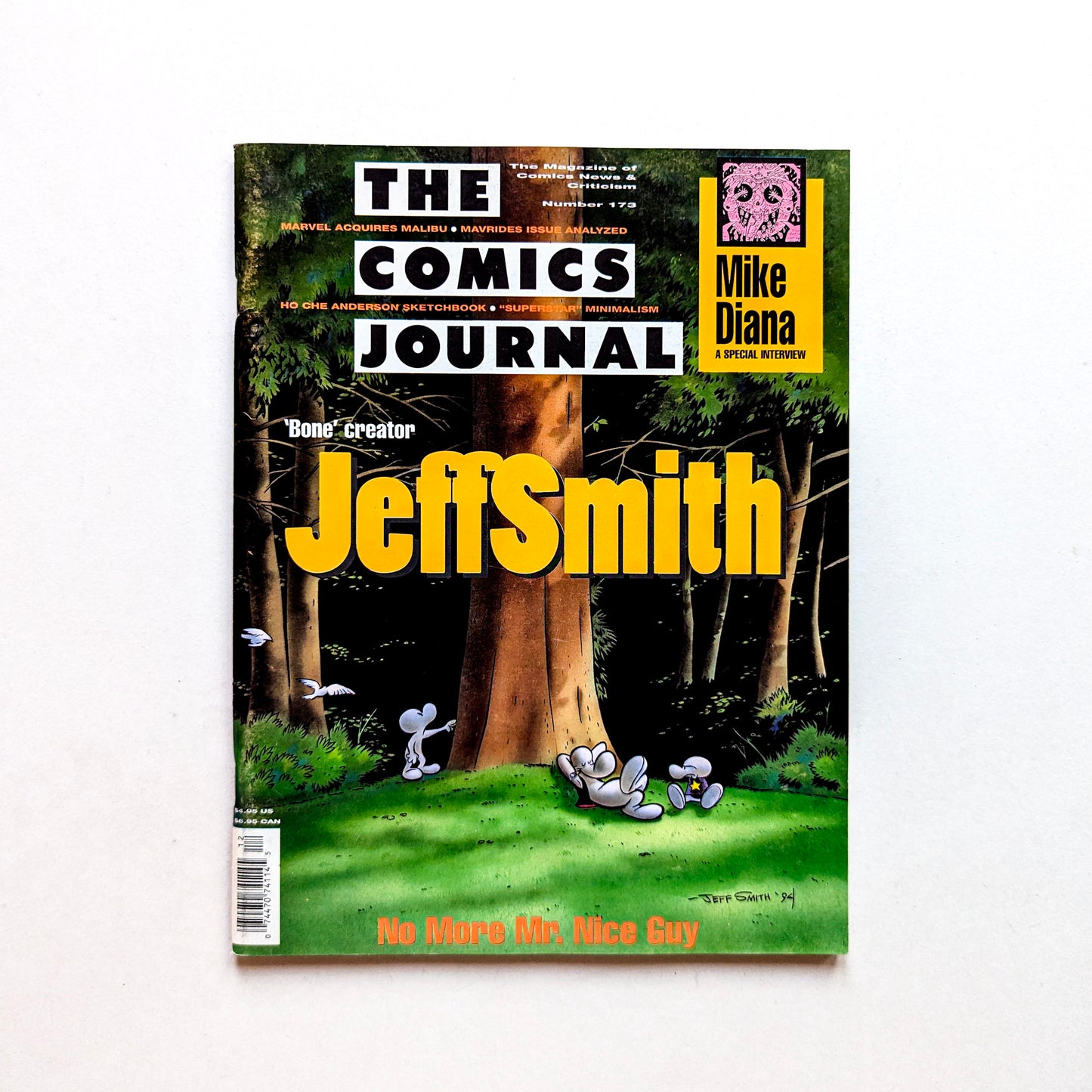 The Comics Journal No. 173 (Dec. 1994) - Jeff Smith and Martin Wagner