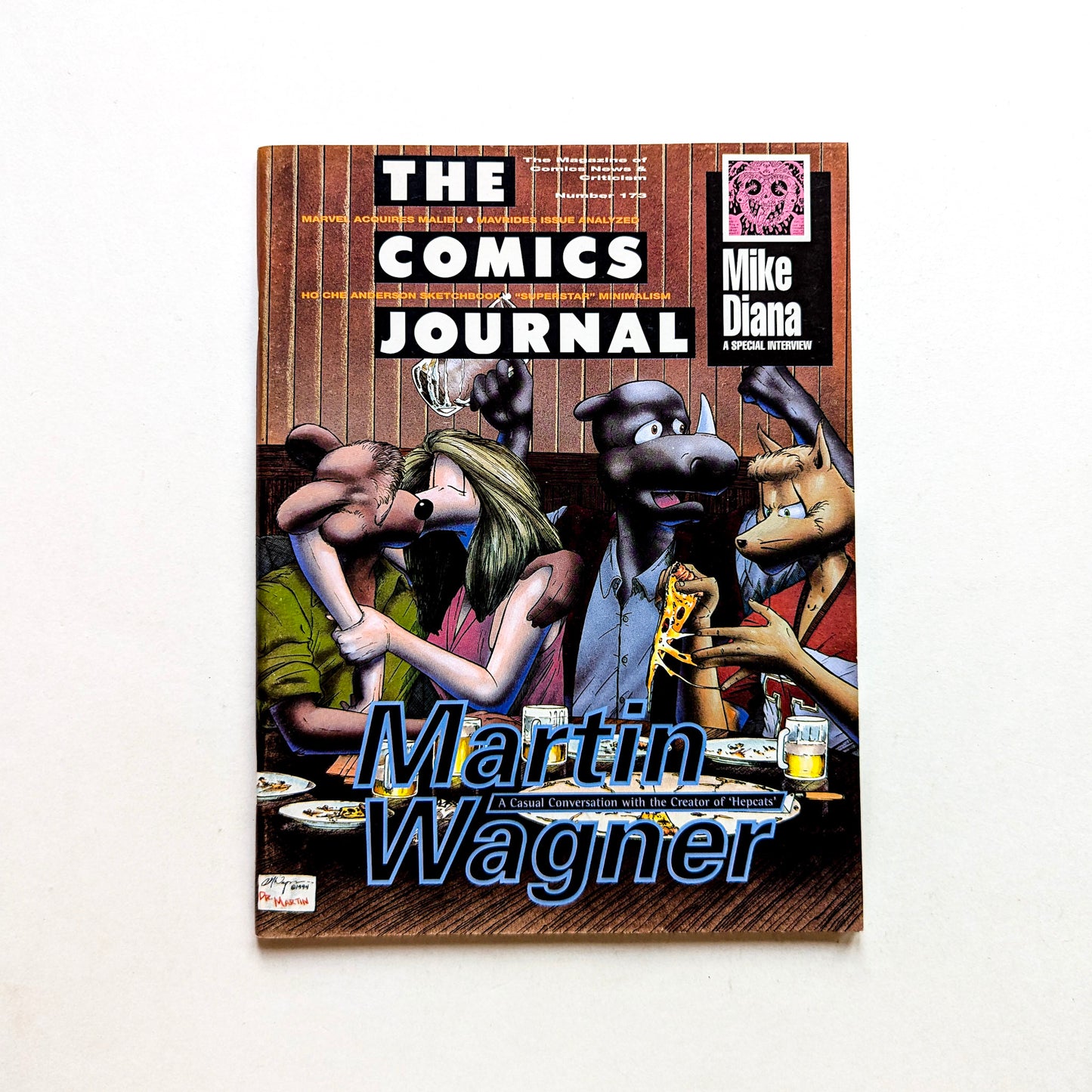 The Comics Journal No. 173 (Dec. 1994) - Jeff Smith and Martin Wagner