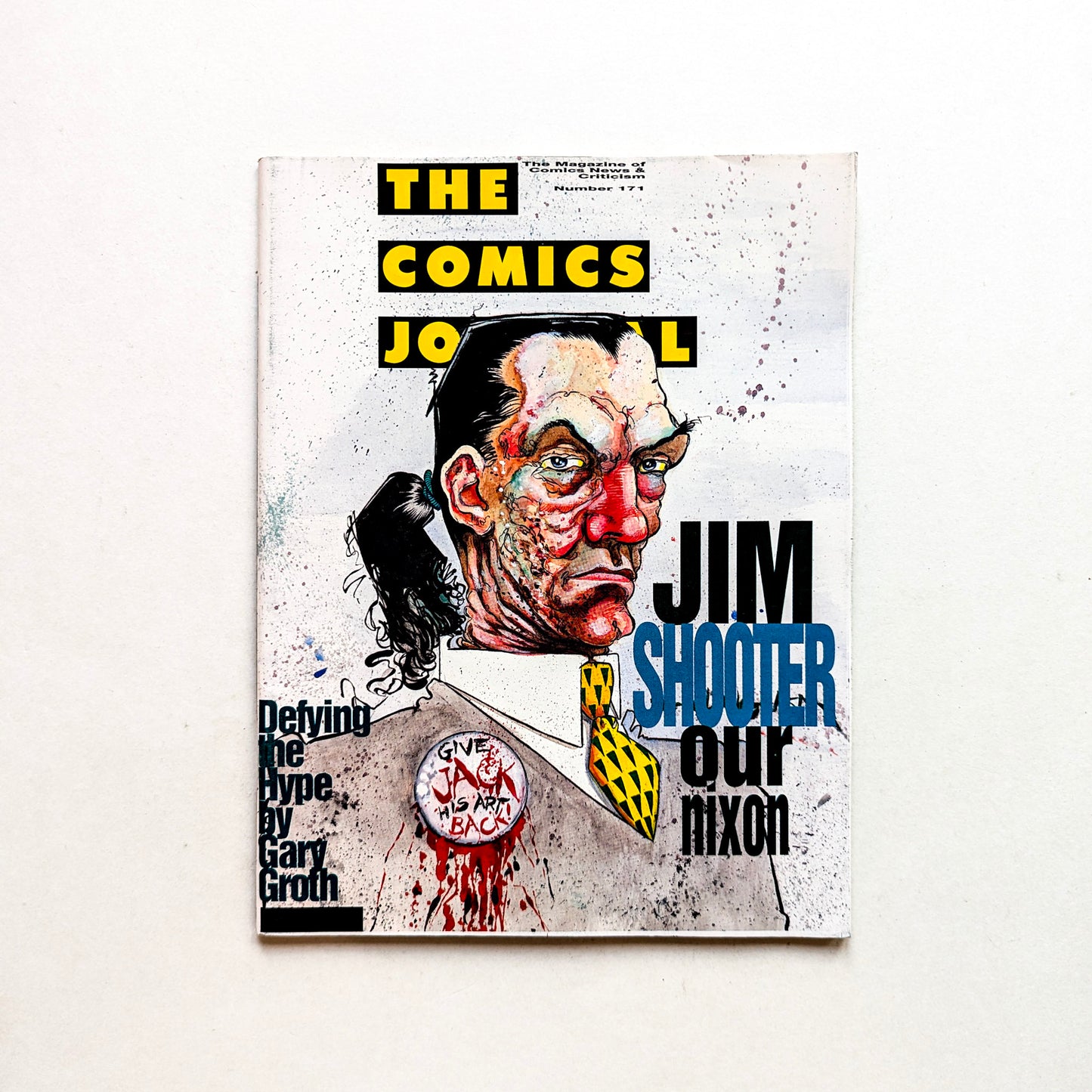 The Comics Journal No. 171 (Sept. 1994) - Jim Shooter and Clive Barker