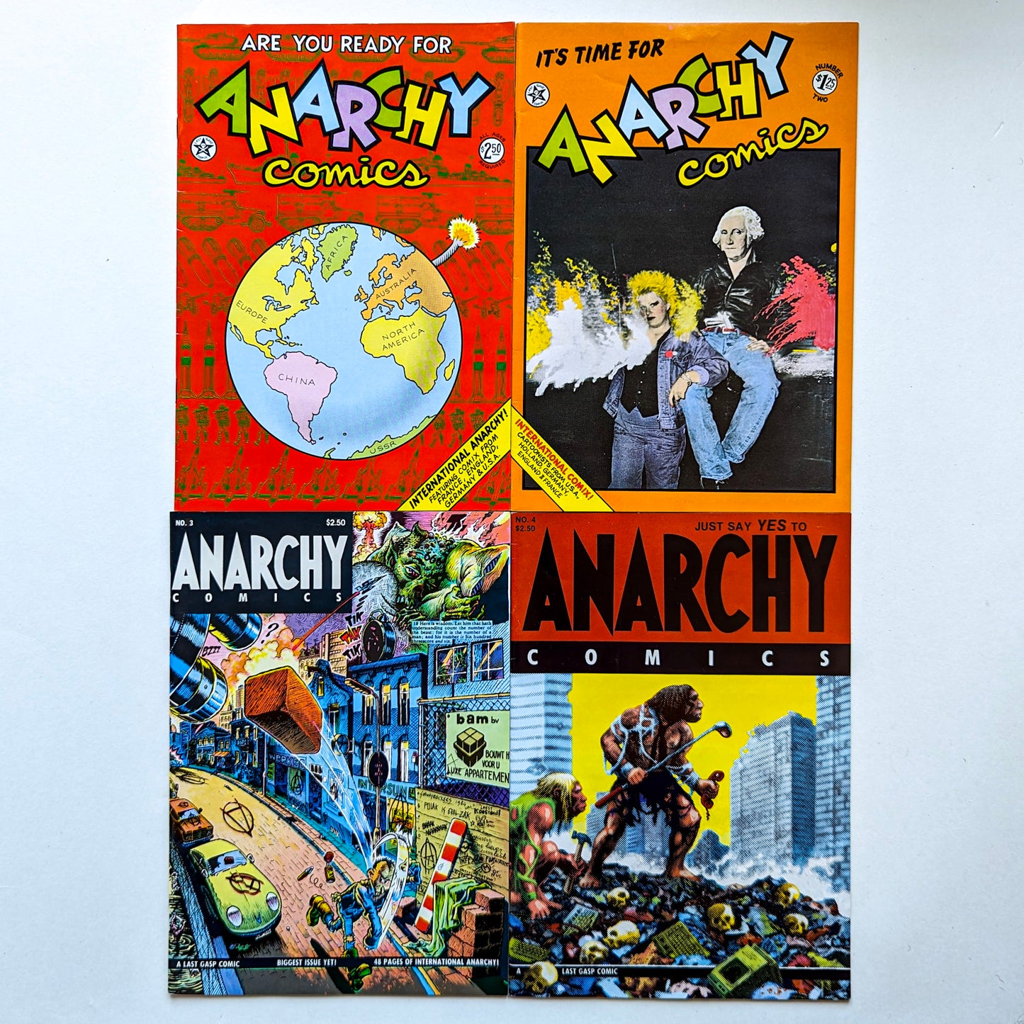 Anarchy Comics Nos. 1-4