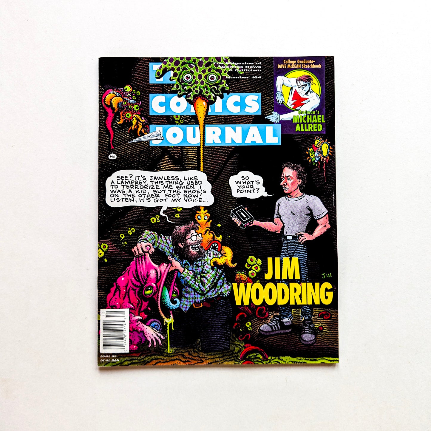 The Comics Journal No. 164 (Dec. 1993) - Jim Woodring and Michael Allred