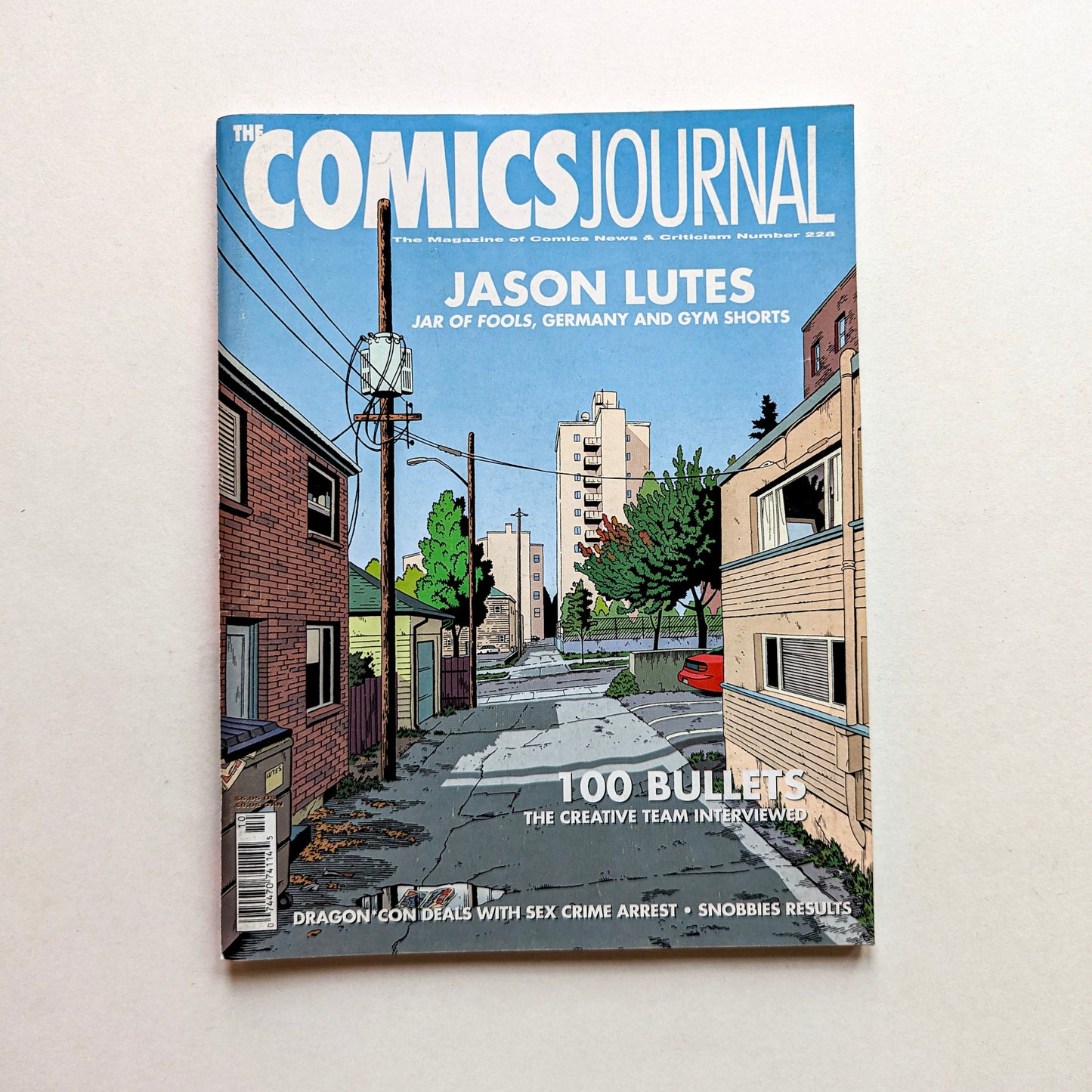 The Comics Journal No. 228 (Nov. 2000) - Jason Lutes and 100 Bullets